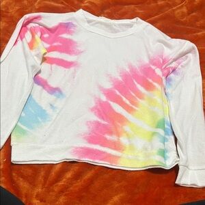 Colorful Tie-Dye Long Sleeve Shirt
